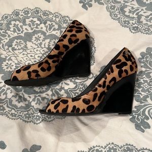 Calvin Klein calf hair shoes